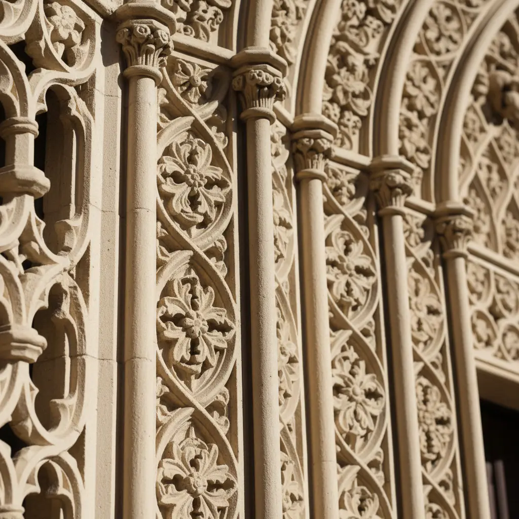 Architectonische details steen