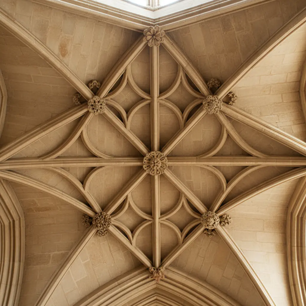 Kruisribgewelven detail