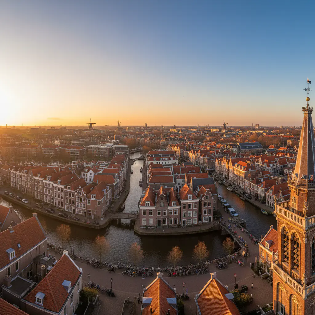 Uitzicht vanaf de klokkentoren