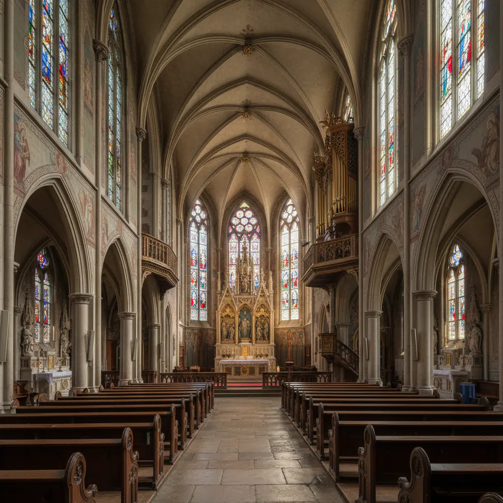 Historisch kerkinterieur